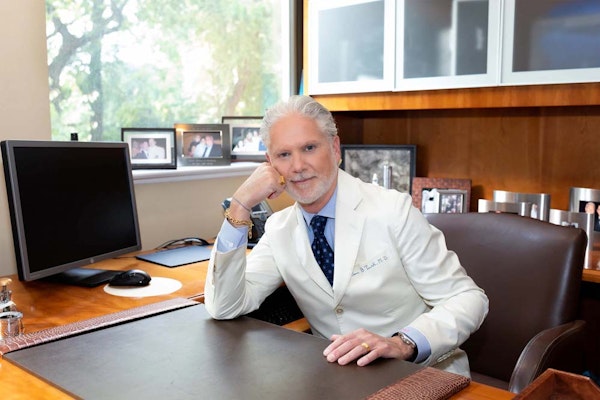 Dr. Turk at his desk